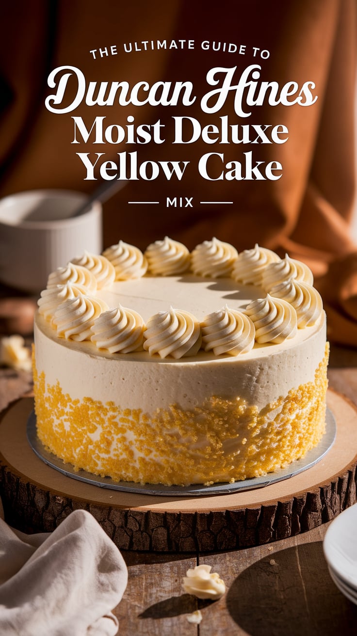 Bring the deliciousness of Duncan Hines right into your kitchen with this spot-on copycat version of their Moist Deluxe Yellow Cake. Relish every bite as you recreate the soft, moist cake that has made it a favorite for birthdays and special occasions.