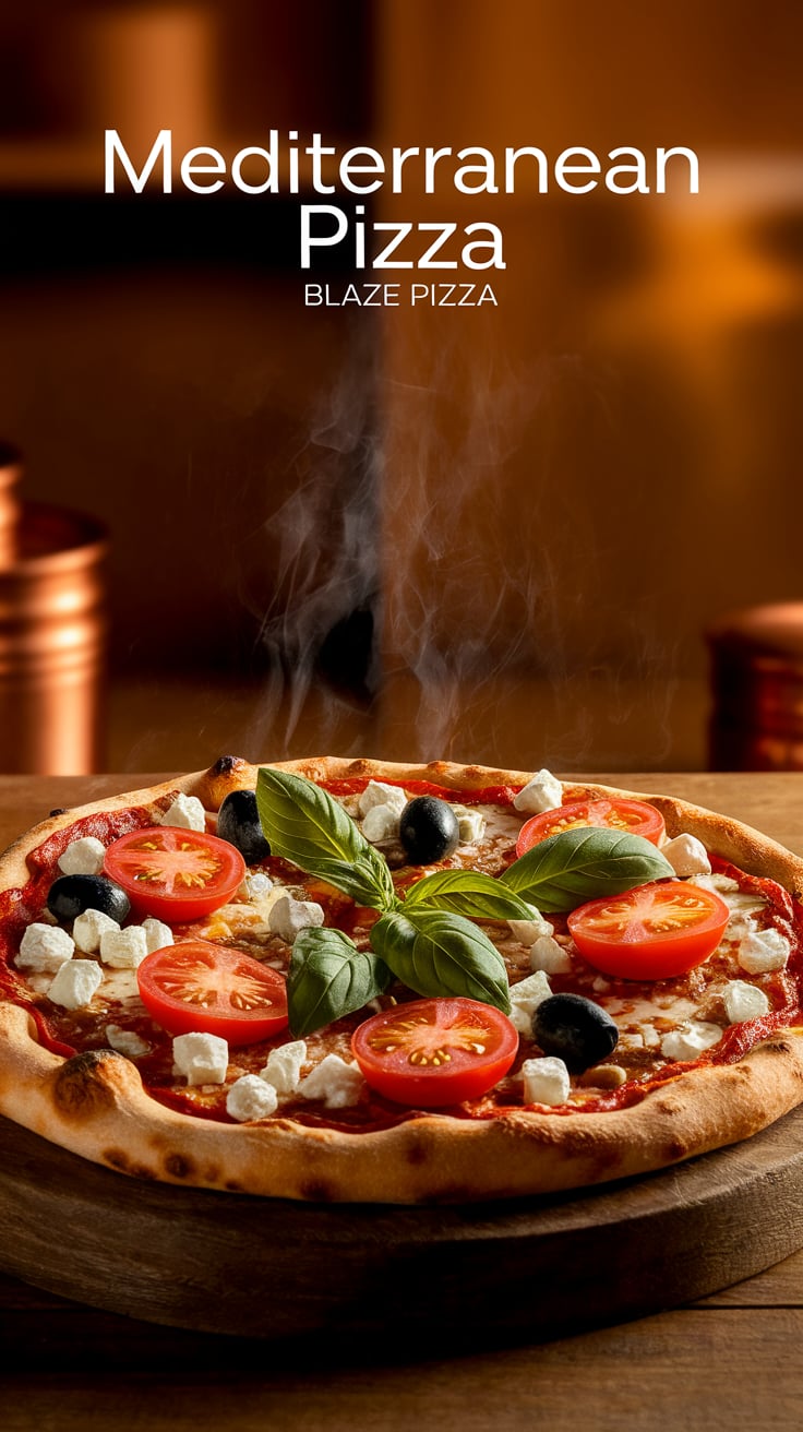 Elevate your culinary game with this Mediterranean Pizza recipe that tastes just like the Blaze version. Perfect for a gathering or a cozy night in, this homemade delight showcases the bright and bold flavors of the Mediterranean while satisfying your pizza cravings.