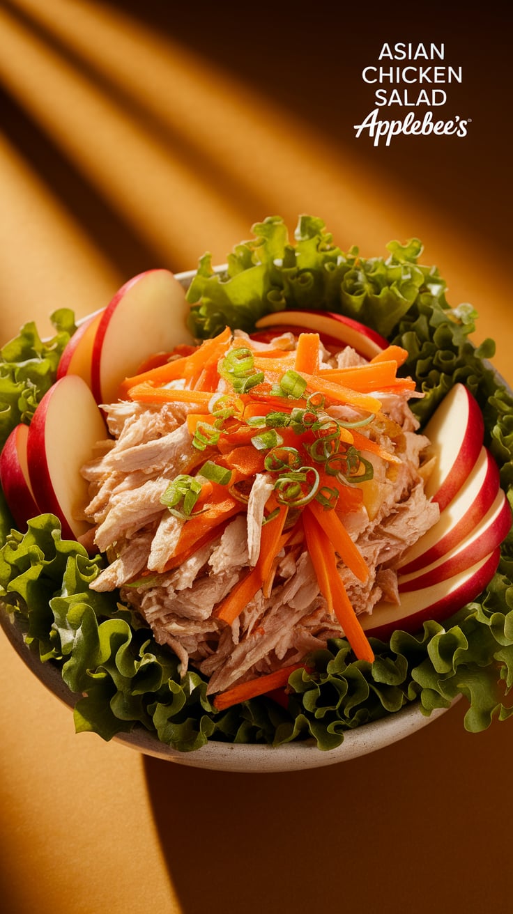Transform your kitchen into a culinary haven with a copycat Asian Chicken Salad that perfectly mirrors Applebee's beloved recipe! This vibrant dish combines crisp veggies, tender chicken, and a zesty dressing, ensuring every forkful delivers the same satisfying flavors you crave.