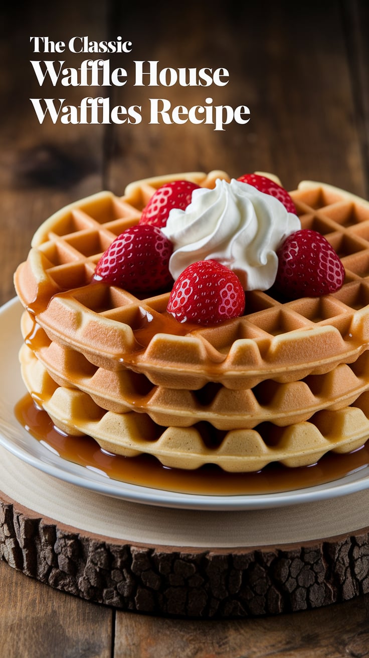 This recipe allows you to recreate those beloved waffles right in your own kitchen, ensuring you enjoy that iconic taste anytime you crave it. With simple ingredients and easy steps, you can whip up a stack of waffles that’ll make breakfast feel like a special occasion.