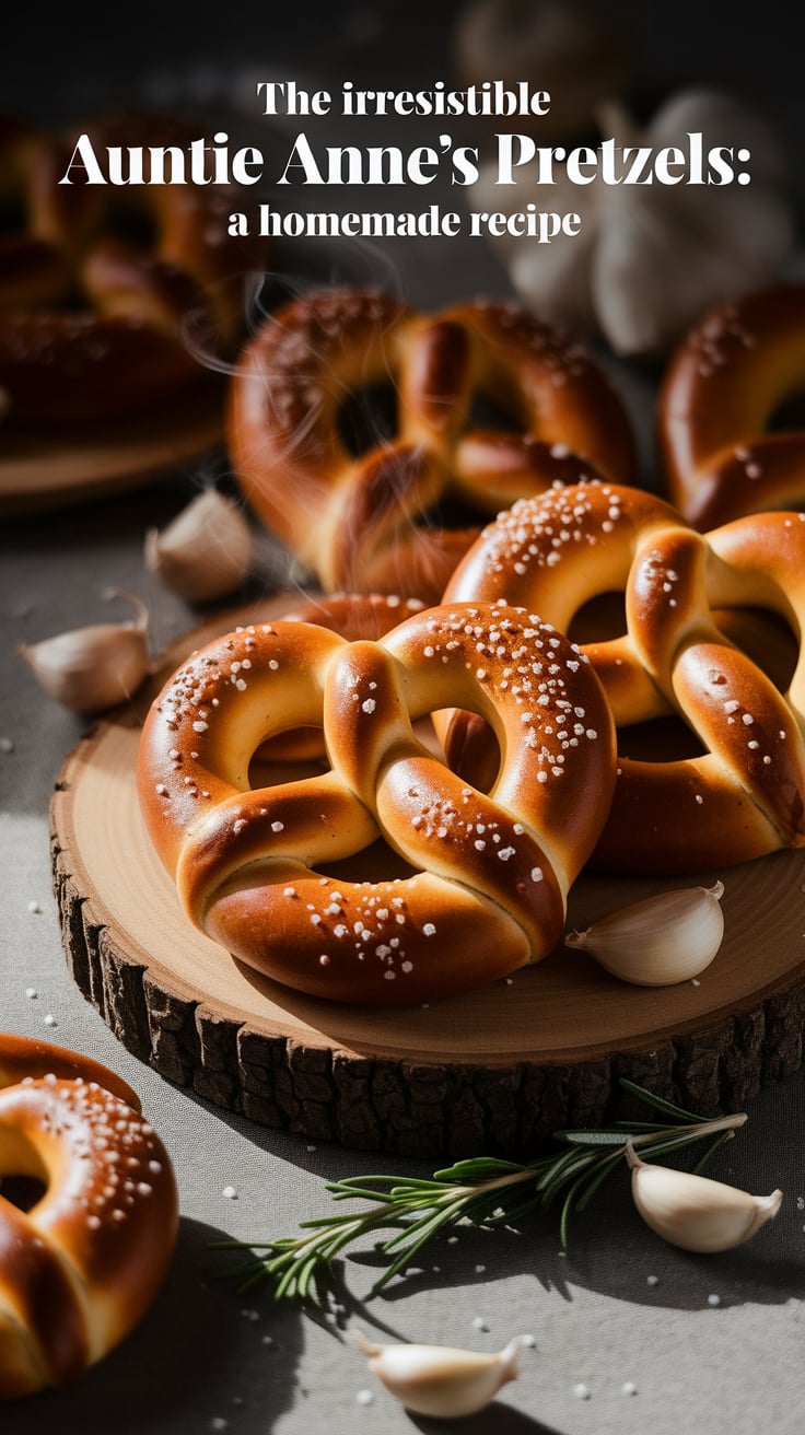 Craving the warm, soft delight of Auntie Anne's pretzels? This homemade copycat recipe captures all the buttery goodness and tantalizing flavor of the original, allowing you to enjoy freshly baked pretzels right from your oven.
