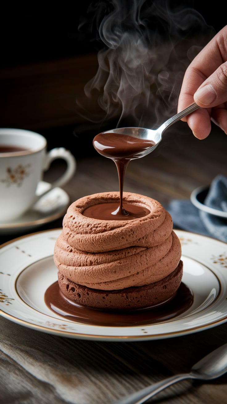 Experience restaurant-level indulgence with this enchanting copycat recipe for Roy's Melting Hot Chocolate Soufflé. Enjoy the same velvety chocolate flavor in the comfort of your home, impressing guests and satisfying your dessert desires.