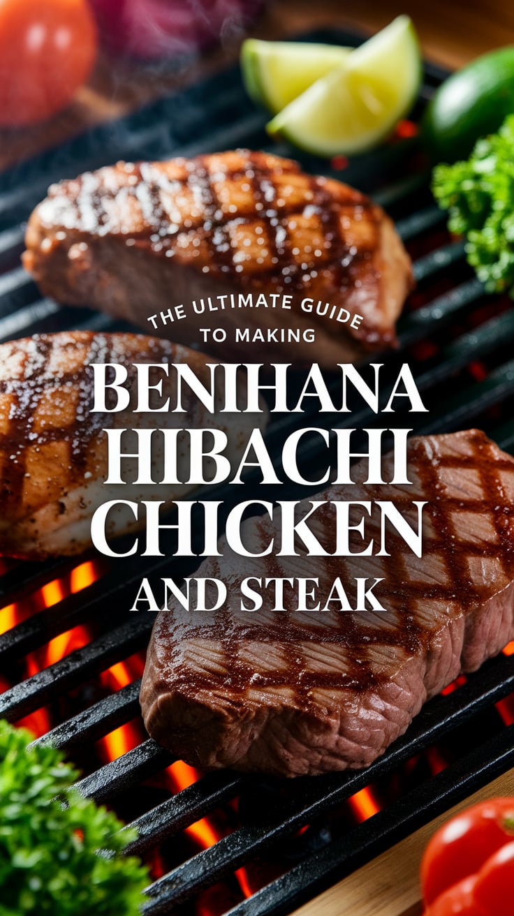 Unlock the secrets to Benihana's Hibachi Chicken and Steak with our ultimate guide, designed for home chefs. With simple ingredients and expert tips, this recipe delivers restaurant-quality flavors that will transport you straight to your favorite Hibachi spot.