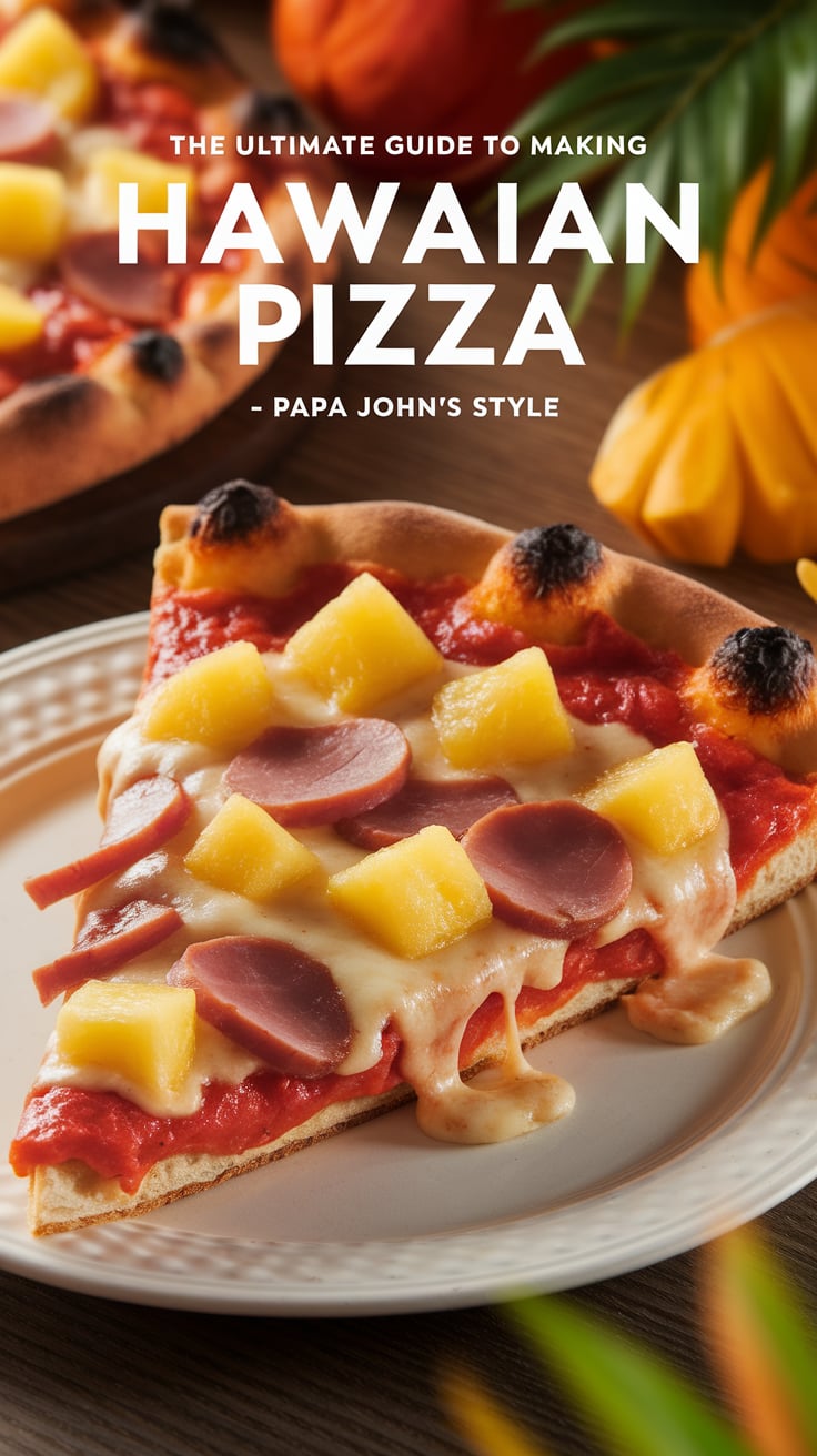 Experience the delightful balance of tastes and textures that makes this pizza a fan favorite. This copycat recipe captures the essence of the original, ensuring each slice offers the same island vibes and mouthwatering flavor you’d expect from Papa John’s.