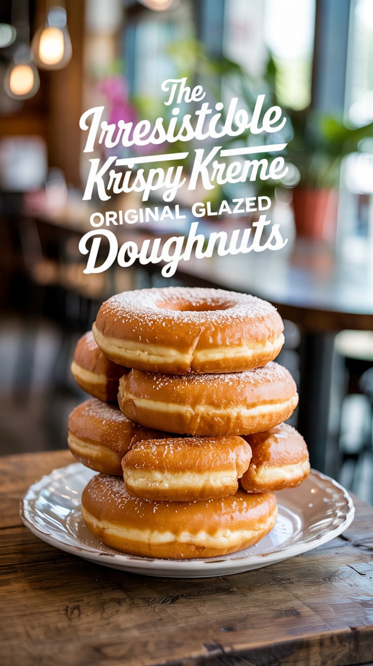 Dreaming of the soft, pillowy bliss of Krispy Kreme Original Glazed Doughnuts? This copycat recipe brings that signature taste straight to your kitchen, making it easier than ever to enjoy those melt-in-your-mouth treats whenever cravings hit. Get ready to indulge in sweet perfection!