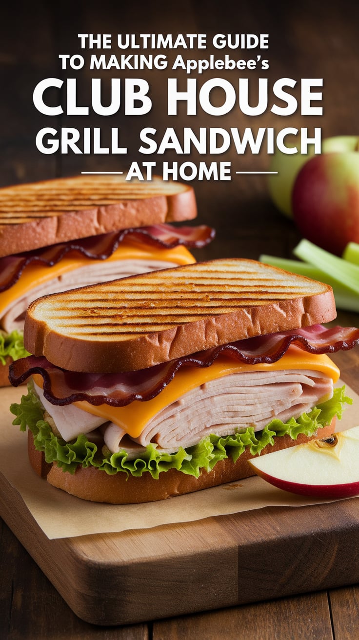 Satisfy your cravings for Applebee’s delicious sandwich with this simple and easy-to-follow recipe. Each mouthwatering layer mirrors the classic taste of the original, making it perfect for game nights or family gatherings.