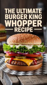 Enjoy the ultimate burger experience without the drive-thru. This guide provides you with all the tips to replicate the Burger King Whopper, making it a fun and tasty project for any burger lover.