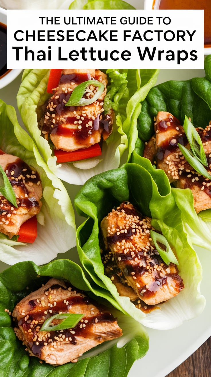 Join the culinary adventure of making Thai Lettuce Wraps, perfect for entertaining guests or enjoying a light weeknight meal. With this recipe, you can impress friends and family with a delightful dish that tastes just like the original, transforming your dining experience into a flavorful celebration.
