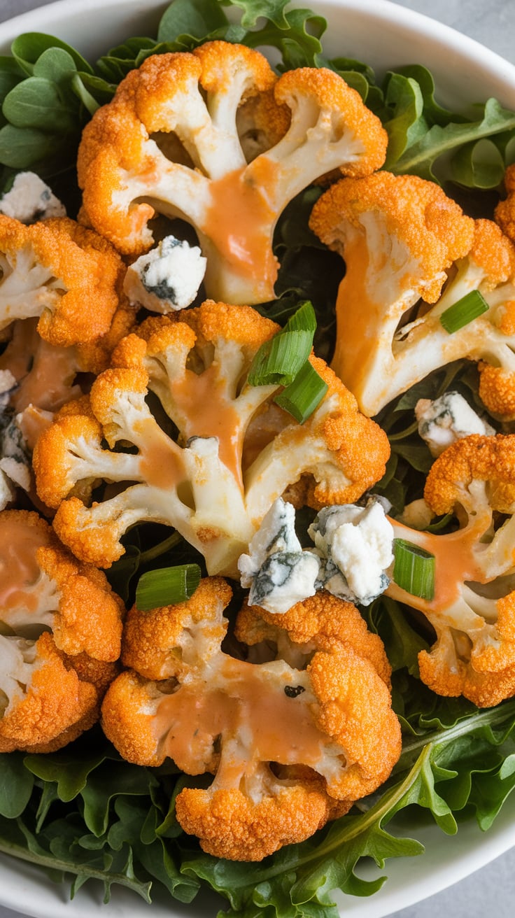 Discover the bold flavors of California Pizza Kitchen's Spicy Buffalo Cauliflower with this copycat recipe that captures the restaurant's signature taste. Each bite features crispy, tender cauliflower coated in a spicy buffalo sauce, delivering a satisfying crunch that mirrors the original.