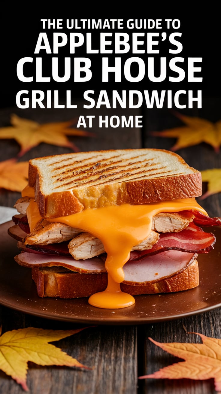 Bring the flavors of Applebee's Club House Grill right into your kitchen with this copycat recipe. Each bite captures the signature taste of the original, combining savory meats, fresh veggies, and delicious sauces for a satisfying meal.