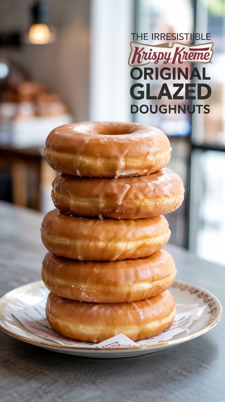 Experience the joy of freshly made doughnuts that taste just like Krispy Kreme’s iconic Original Glazed. This easy-to-follow copycat recipe captures the same fluffy, melt-in-your-mouth texture, proving that you can enjoy bakery-quality treats without stepping outside.