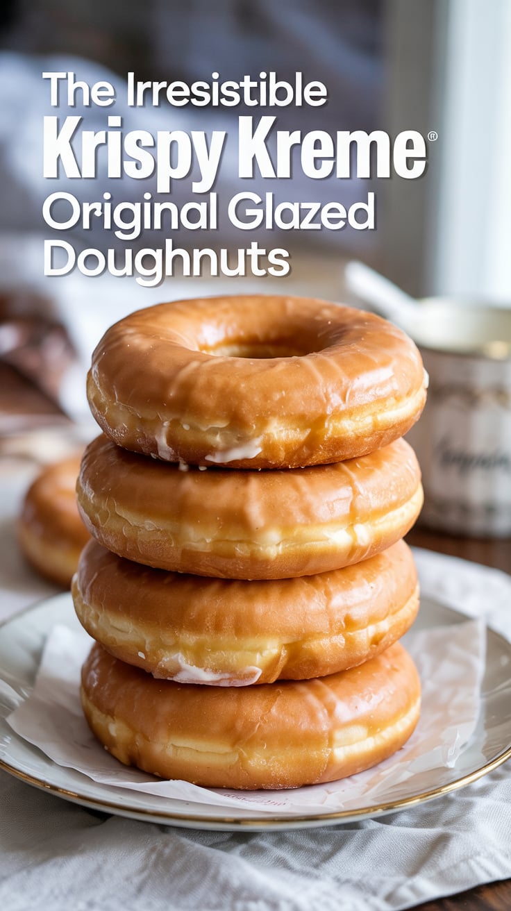 Forget the drive-thru; you can recreate the magic of Krispy Kreme at home with this fantastic copycat recipe. Each doughnut is covered in a glossy glaze that mirrors the original, ensuring you get that beloved sweet, sugary crunch with every bite. Your mornings are about to get a whole lot sweeter!