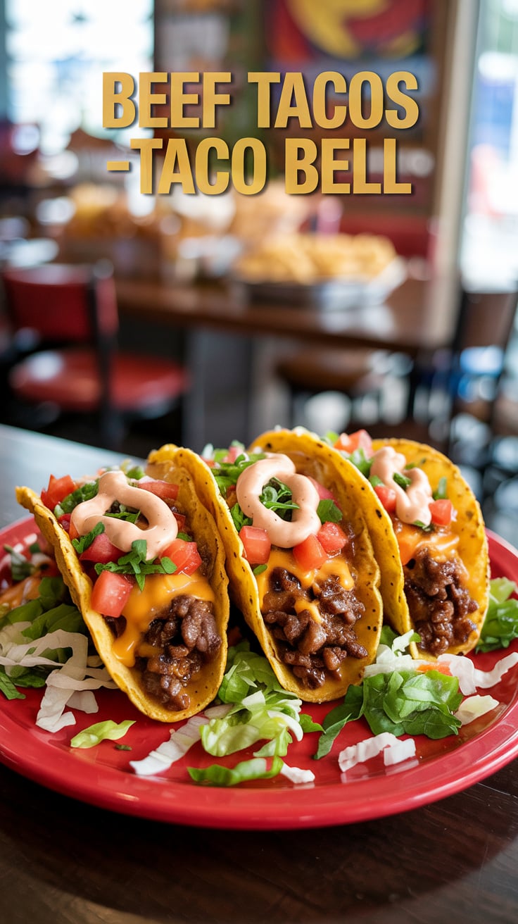Craving Taco Bell’s famous beef tacos? Discover how to make these mouthwatering delights in your own kitchen! This guide reveals the secret ingredients and techniques that bring that signature taste and texture to life, making every bite a nostalgic trip to your favorite taco joint.
