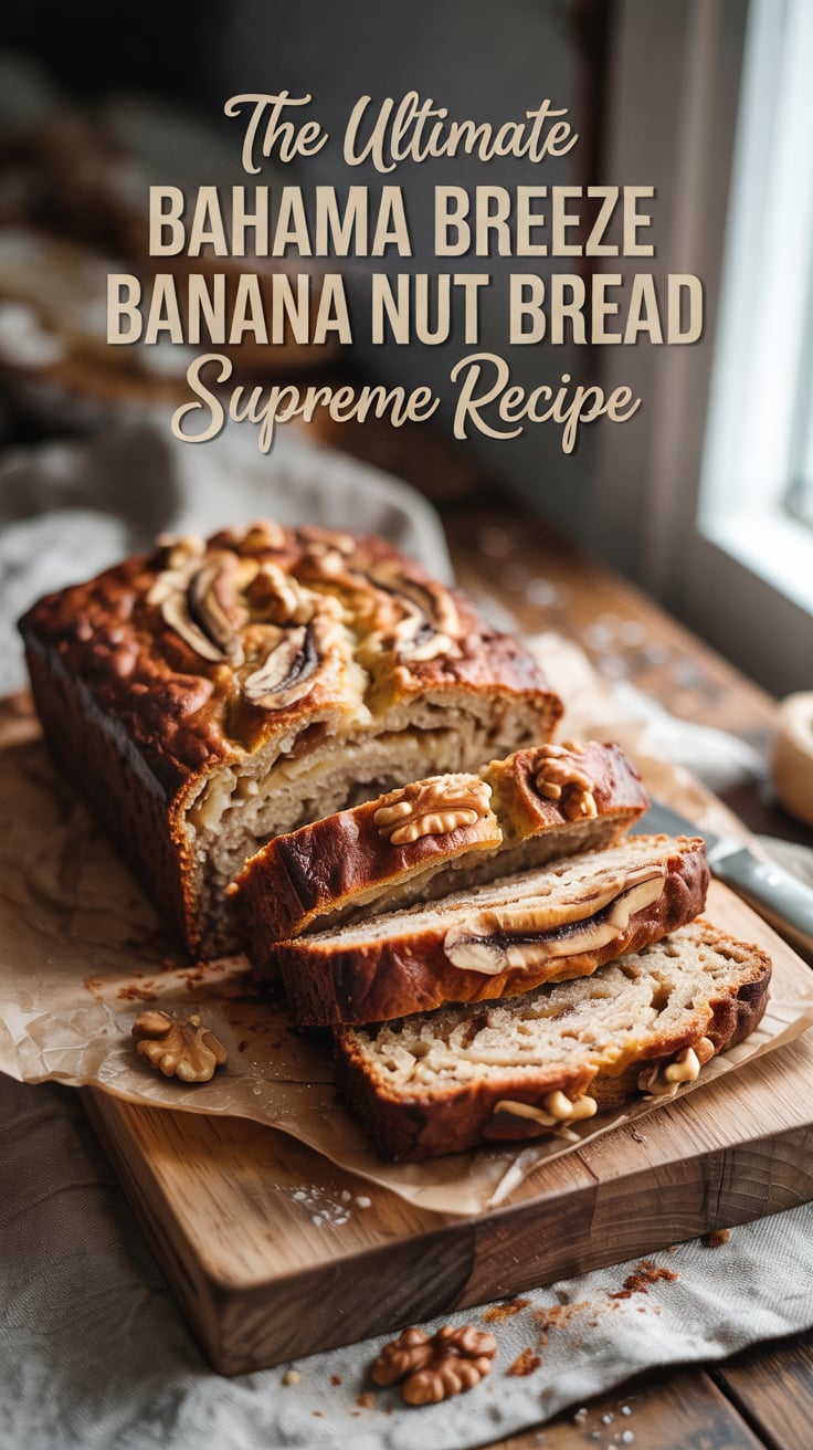 If you’ve ever savored the warm, comforting flavors of Bahama Breeze’s famous Banana Nut Bread, you’ll be thrilled to discover this copycat recipe. Indulge in a slice that boasts the same moist texture and delightful crunch of nuts, bringing that tropical vibe right to your home kitchen.