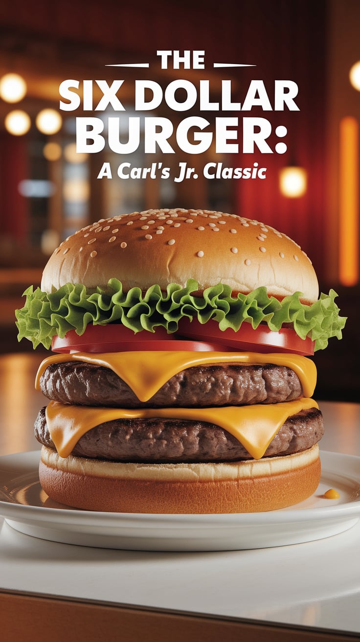 Discover how to recreate the iconic Six Dollar Burger from Carl's Jr. right in your own kitchen. This copycat recipe delivers the same mouthwatering combination of flavors and textures that made this burger a fan favorite.