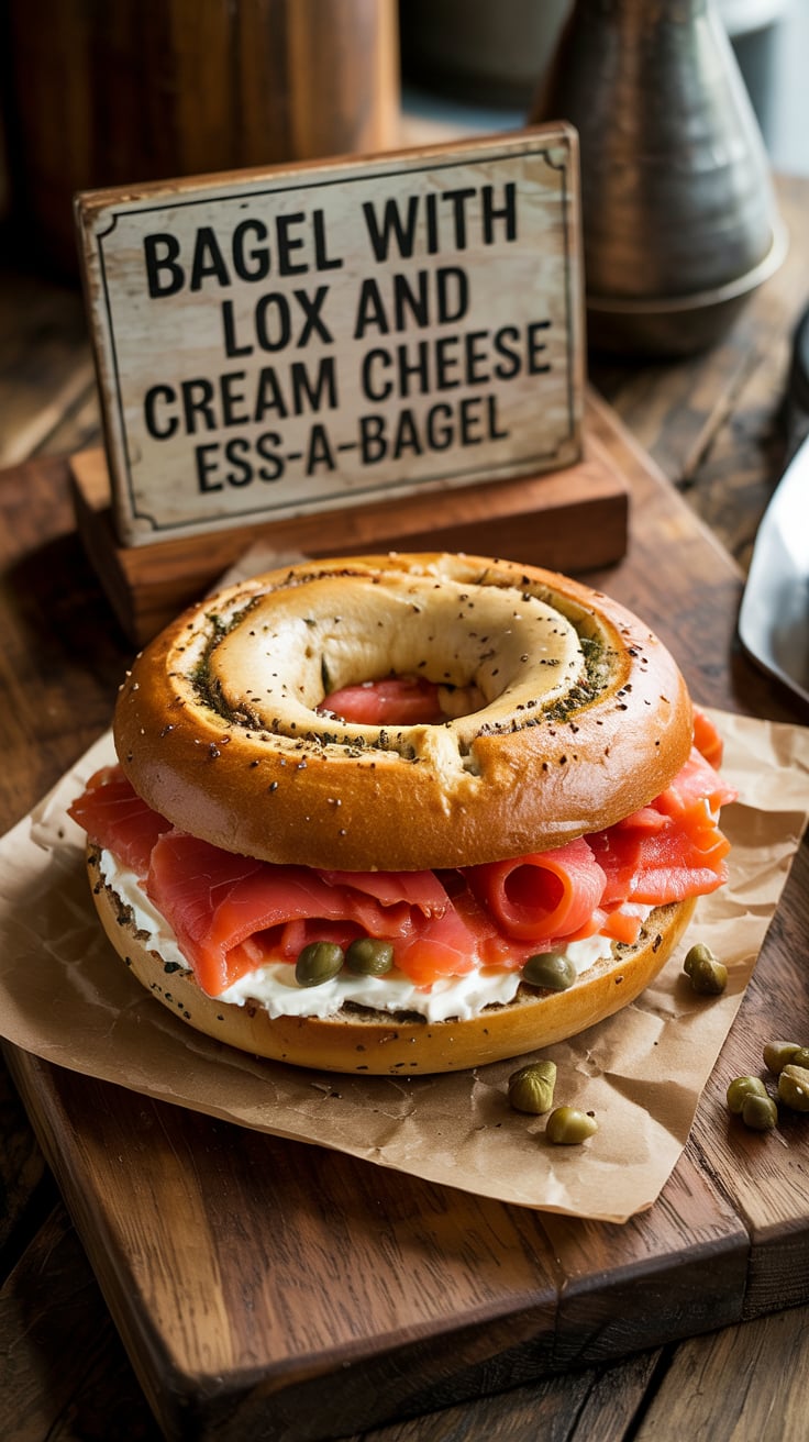 Why wait in line when you can make Ess-a-Bagel’s famous Bagel with Lox and Cream Cheese at home? This recipe perfectly replicates the beloved dish, featuring everything from the perfect bagel to the essential toppings that make each bite a celebration of flavor and freshness.