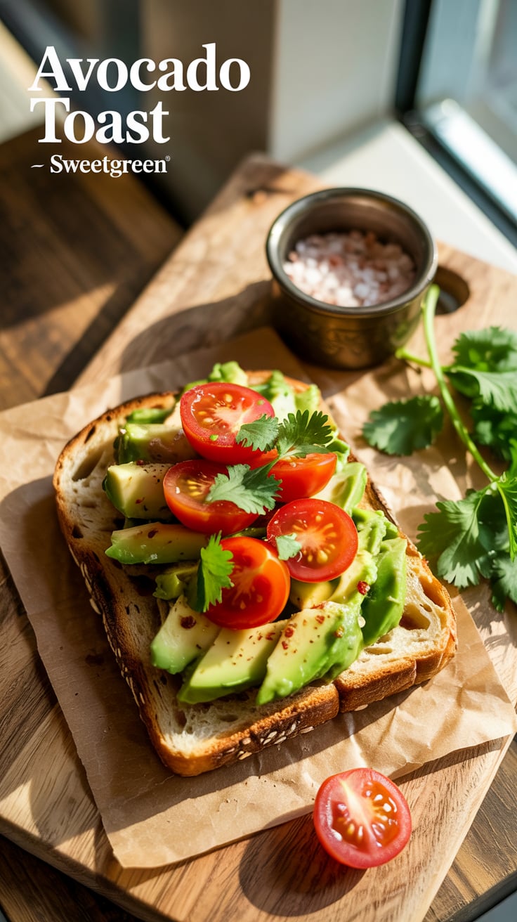 Craving Sweetgreen’s famous Avocado Toast but don’t want to leave the house? This copycat recipe brings you that signature taste with each delicious bite. Whether it’s topped with cherry tomatoes, radishes, or a poached egg, you’ll find that creating this gourmet toast has never been simpler!