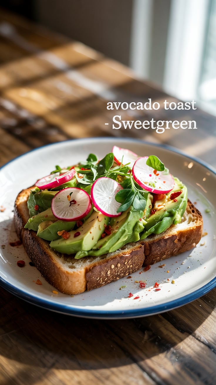 Reimagine your breakfast routine with this Avocado Toast recipe that captures the essence of Sweetgreen’s delectable creation. With a perfect balance of ripe, luscious avocado and vibrant toppings, this dish delivers all the taste and freshness you love, making it easy to enjoy at home anytime!