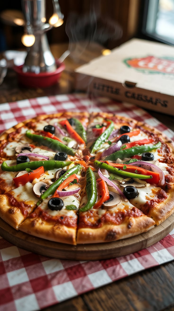 Craving a veggie-loaded pizza? This copycat recipe nails the bold, fresh flavors of Little Caesars' Veggie Supreme Deluxe without ever stepping foot outside your kitchen.