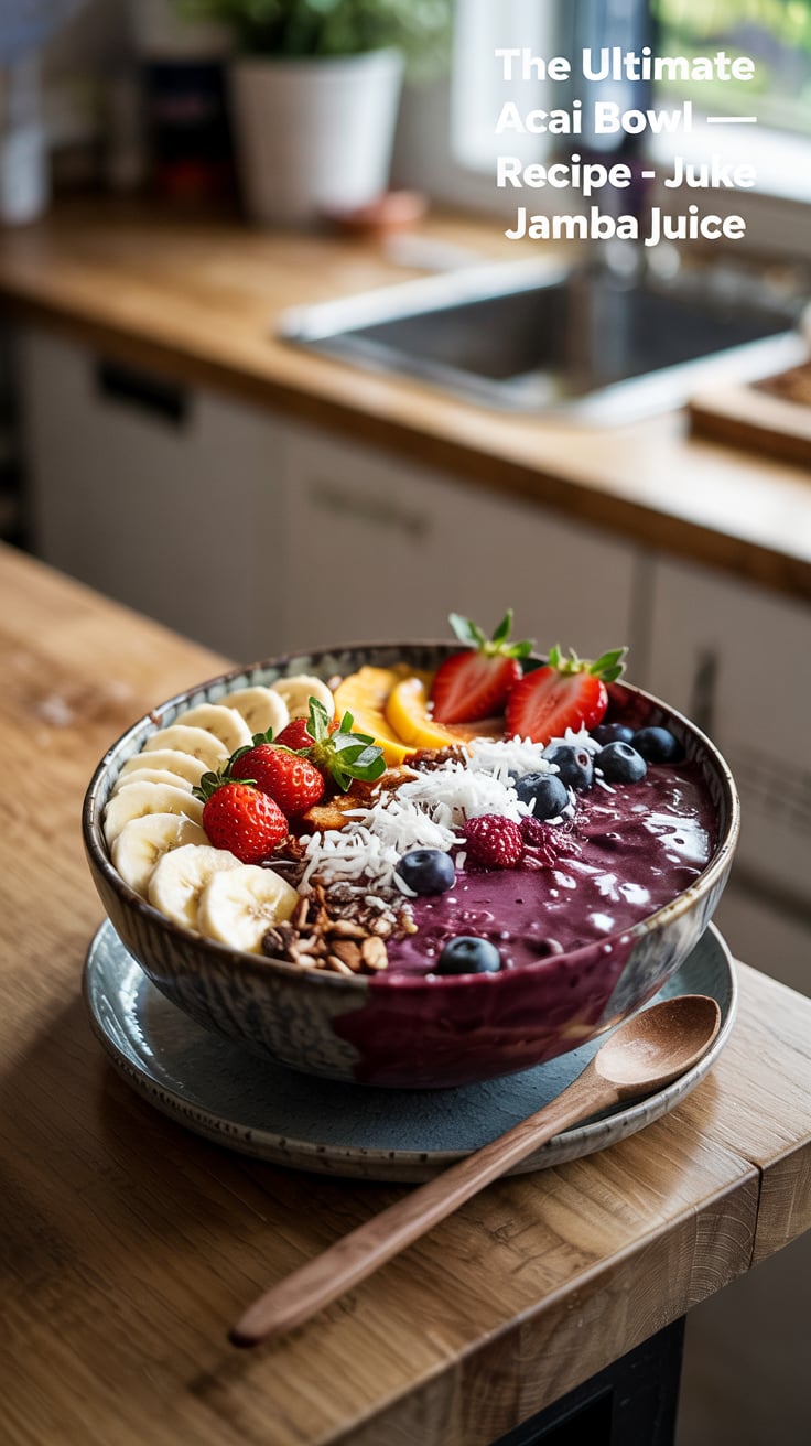Craving that delicious Ultimate Acai Bowl from Jamba Juice? You can recreate it right at home! This copycat recipe brings together the perfect blend of creamy acai and your favorite toppings, transforming a simple breakfast into a tropical getaway in a bowl. Dive in and enjoy the goodness!