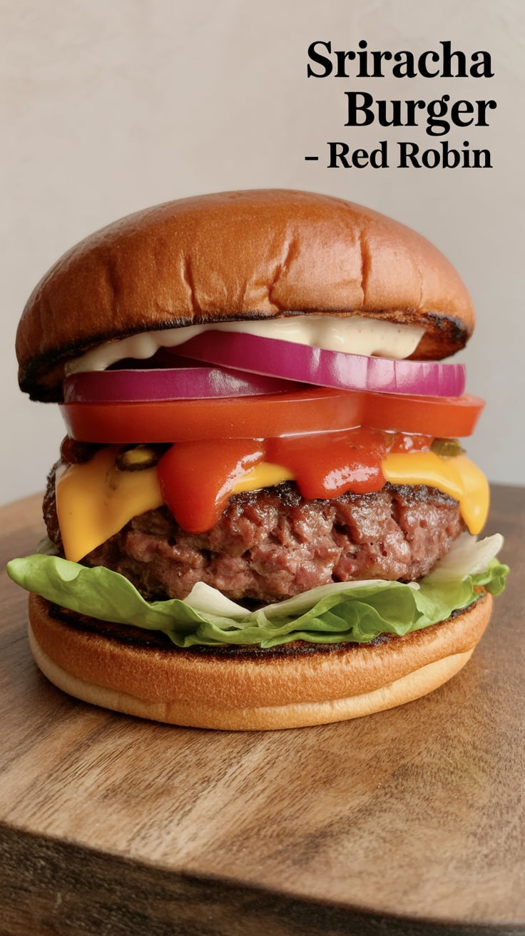 Turn up the heat with our Sriracha Burger recipe, inspired by the iconic Red Robin classic. This easy copycat dish promises to replicate the perfect balance of spice and flavor, giving you a restaurant-quality burger experience without stepping out of your kitchen.