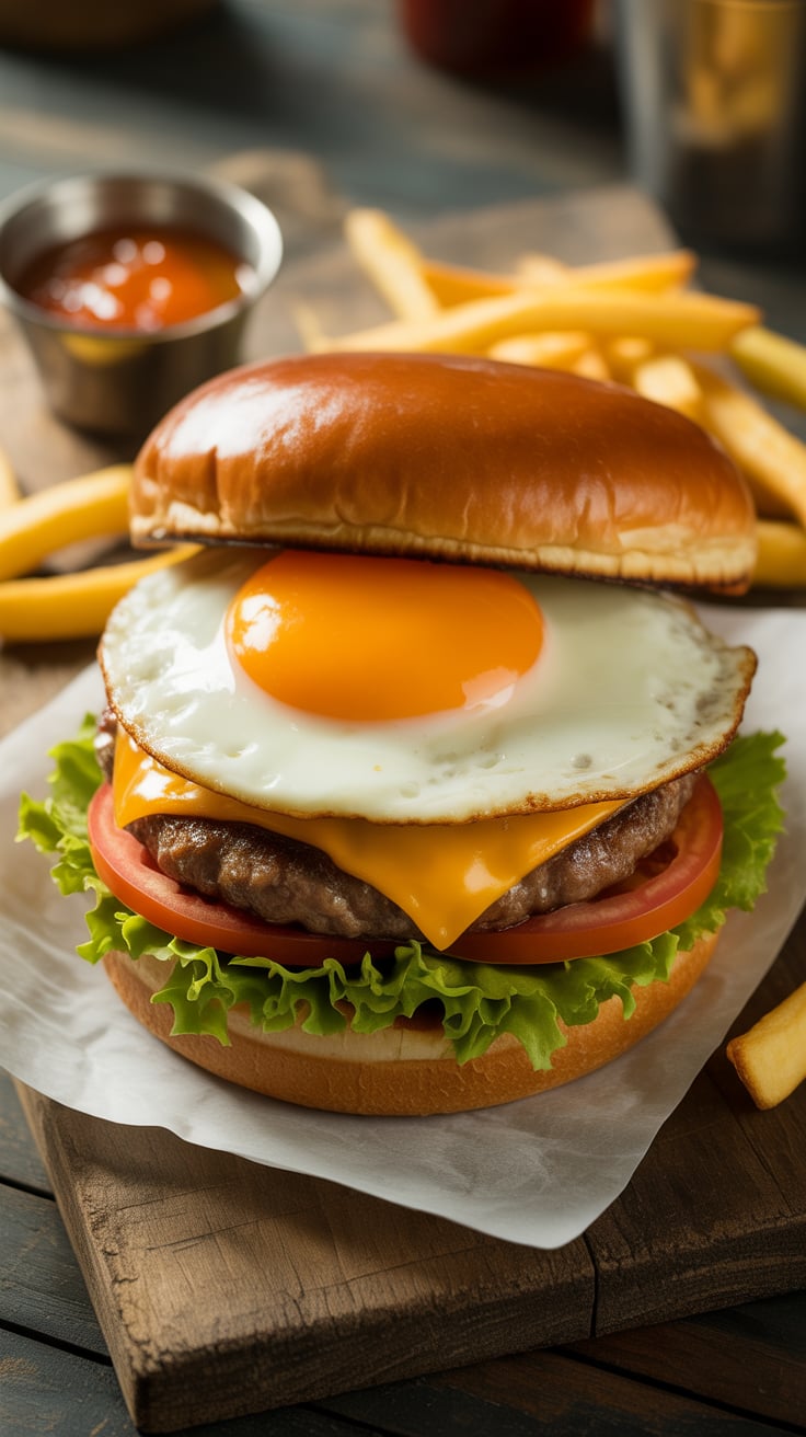 Discover the comfort of The Habit Burger Grill’s Fried Egg Burger right in your own kitchen! This copycat recipe captures the joy of a perfectly fried egg resting atop a juicy patty, creating a delightful combination of flavors and textures that will have your taste buds singing.