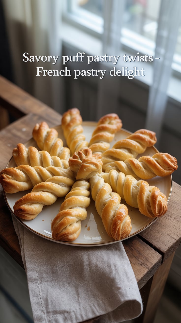 Experience the magic of French baking right in your own kitchen with this copycat recipe for Savory Puff Pastry Twists. With layers of buttery pastry and mouthwatering fillings, every bite is a delightful nod to the gourmet goodness you crave.